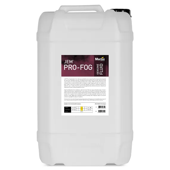 MARTIN JEM Pro-Fog Fluid, жидкость для дым машин, на водной основе, 5 л.