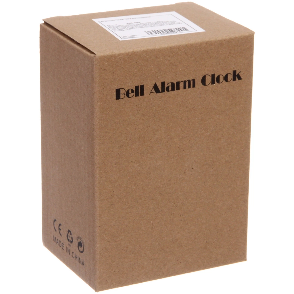 Будильник «ALISA» 8,5*4,5см белый