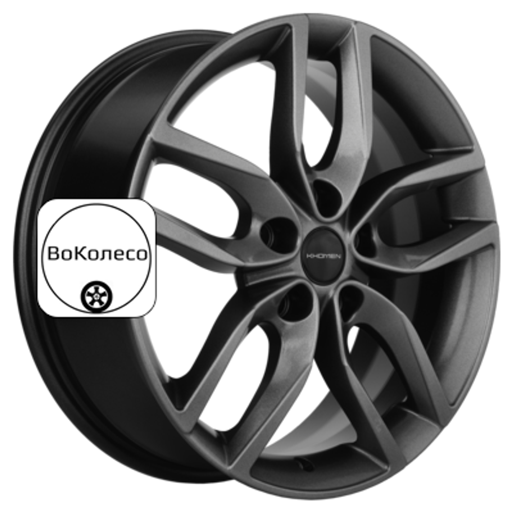 6,5x17/5x114,3 ET45 D67,1 KHW1708 (Mazda3/CX30) Gray Khomen Wheels