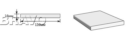 Добор 2050*110*16