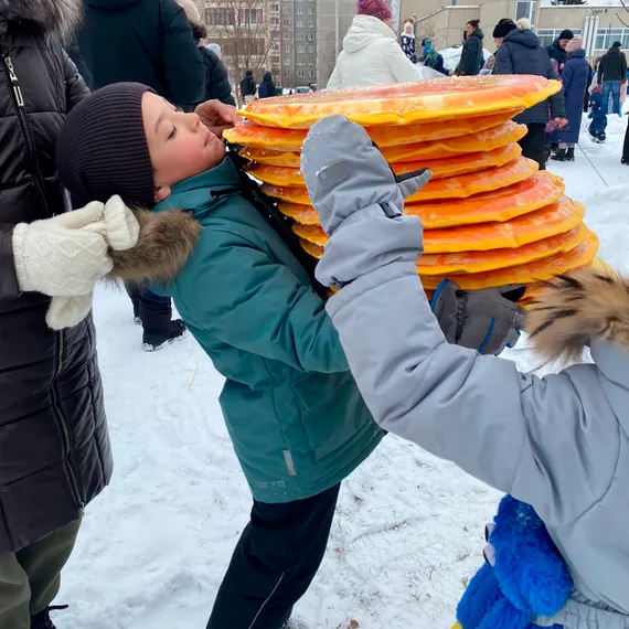 Поймай блины