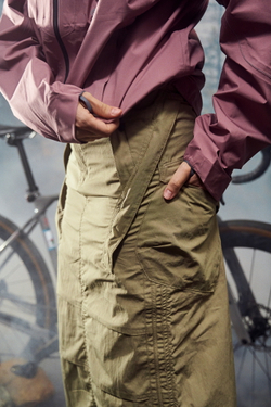 Юбка Nothomme Blue Side-Drawstring Workwear Fishtail Skirt "Khaki"