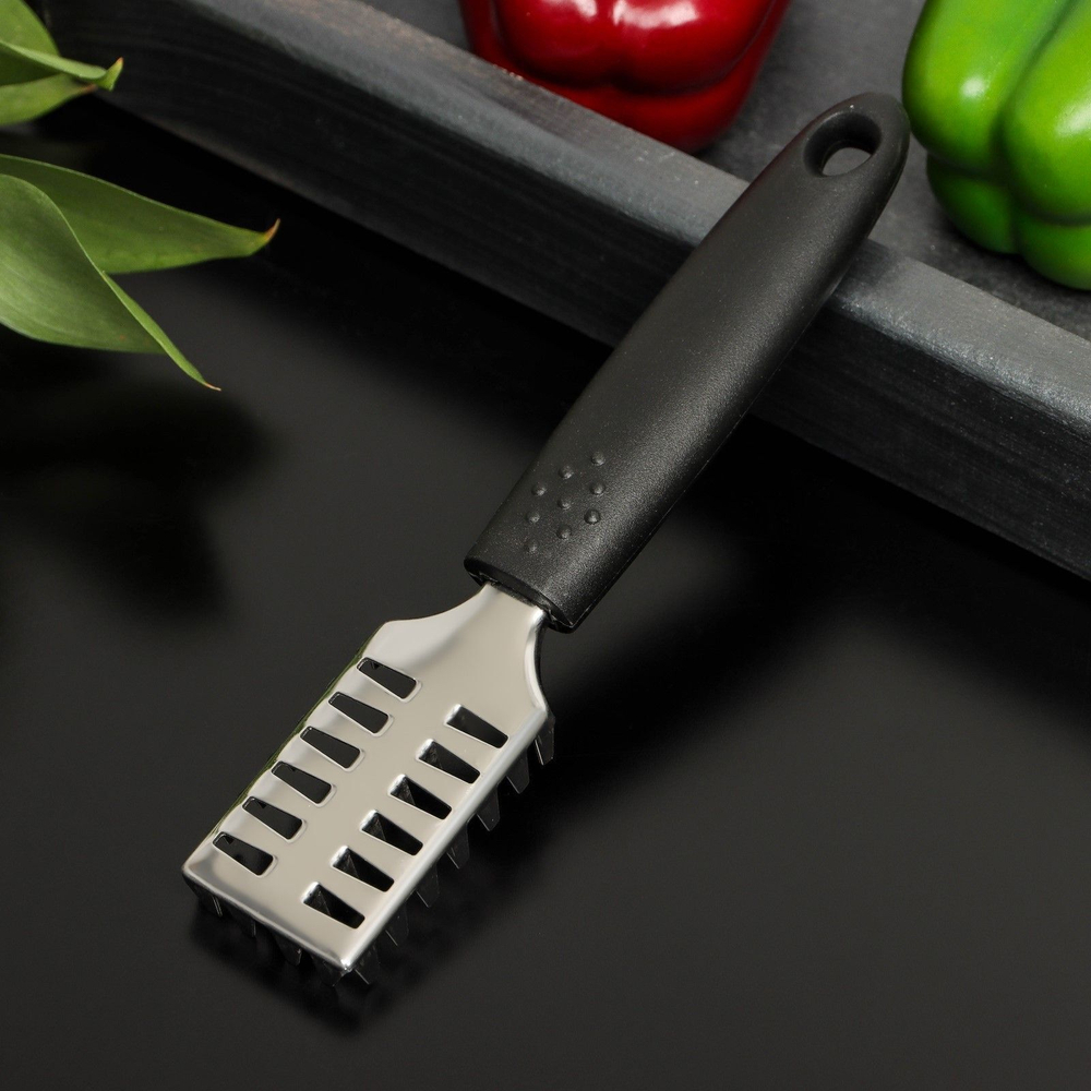 Рыбочистка Доляна «На века», 18,5 см, цвет чёрный