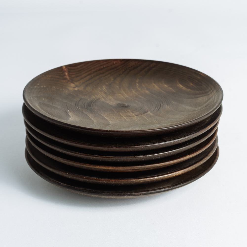 Набор деревянных тарелок Art of Siberia из сибирской пихты 6 шт. TN43