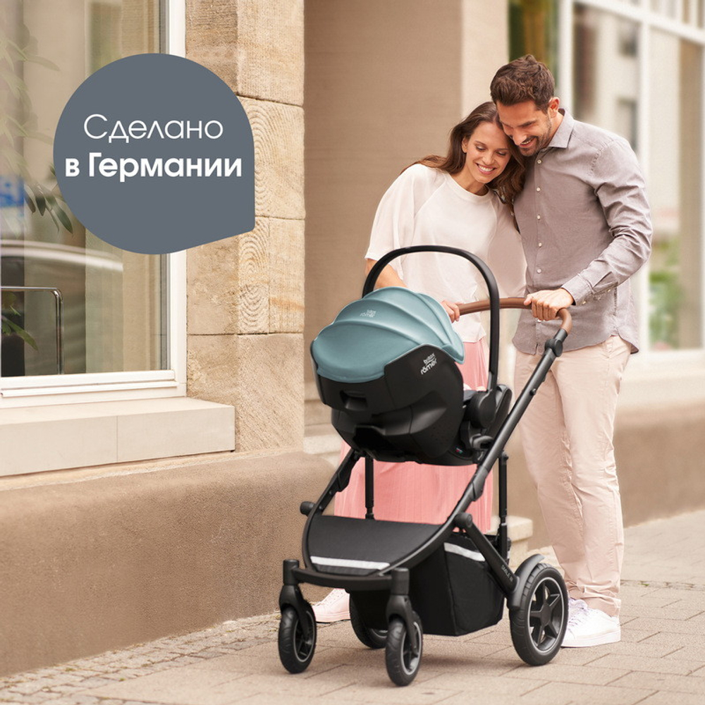 Коляска 3 в 1 Britax Roemer Smile 5Z Style и автокресло Baby-Safe PRO Style Harbor Blue Mineral Grey