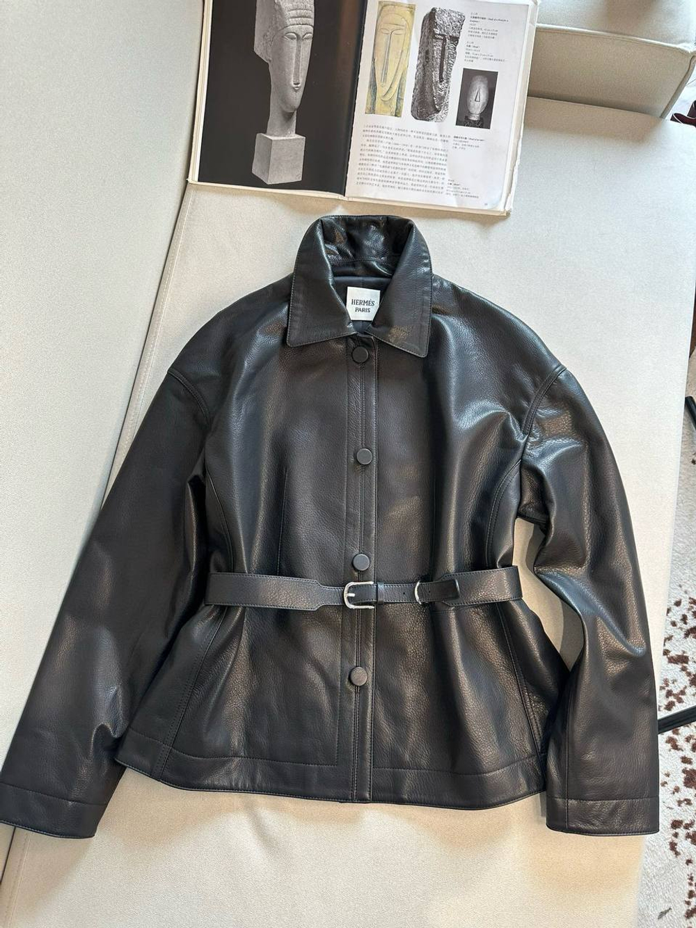 Кожаная куртка Hermes