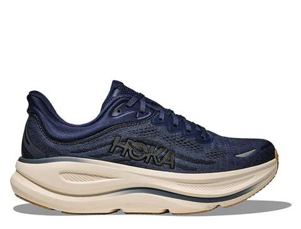 Мужские беговые кроссовки Hoka Bondi 9 M темно-сине-кремовые