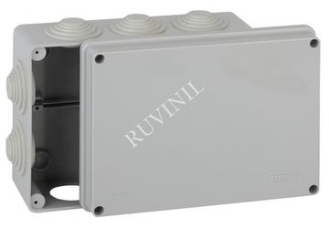 Коробка распределительная ОП 200*140*75мм IP55 серая Ruvinil 67055 1/14