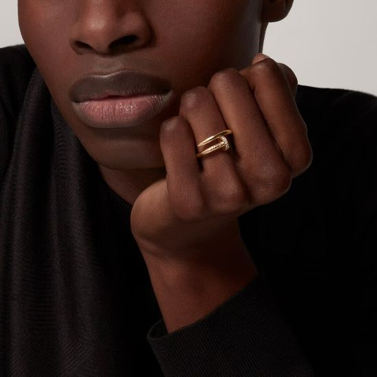 Кольцо Cartier Juste un Clou, classic model, с бриллиантами