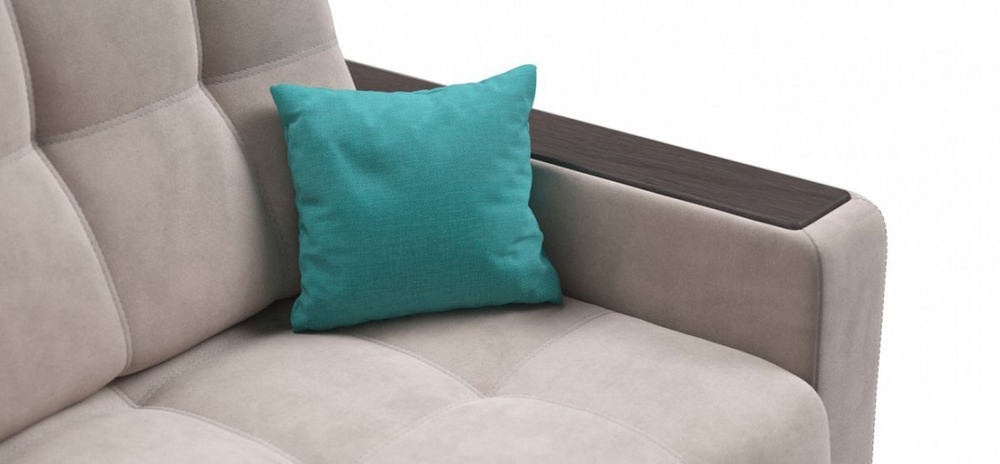 Диван Босс двухместный Велюр Монолит латте