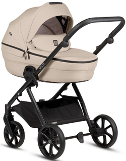 Детская коляска Tutis Uno 6 Plus Essential collection 3 в 1 с автокреслом Elo Lux EduSky Black 1602180 Beige