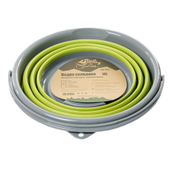 Tramp Ведро складное силиконовое 10 л, TRC-091, оливковый