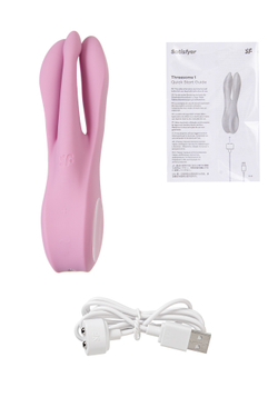 Вибростимулятор Satisfyer Threesome 1, розовый
