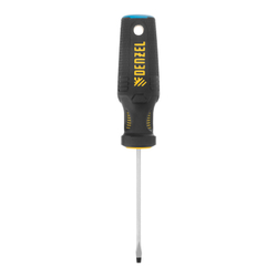 Отвертка SL3х75 мм, CrV, трехкомпонентная рукоятка Denzel