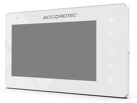 AT-VD760C/SD WH Монитор домофона цветной с функцией «свободные руки» AccordTec