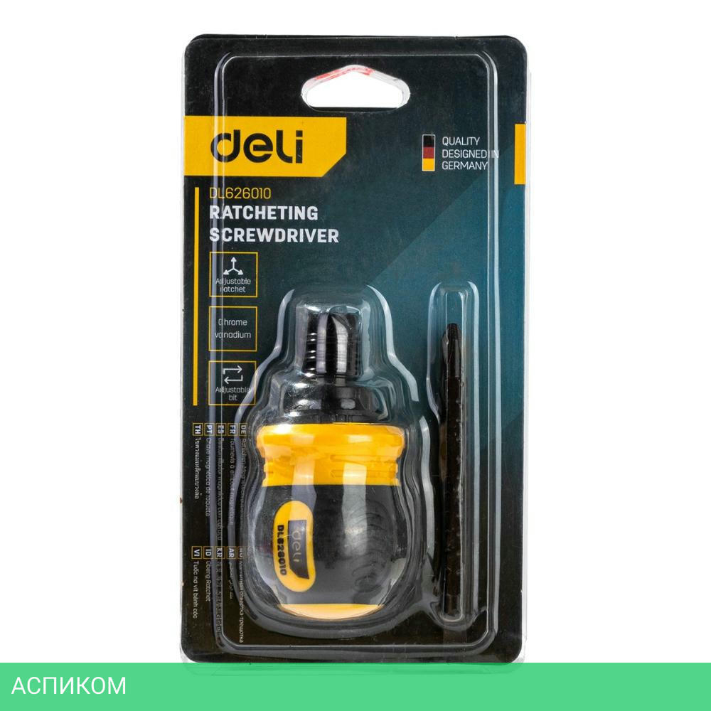 Отвертка Deli DL626010