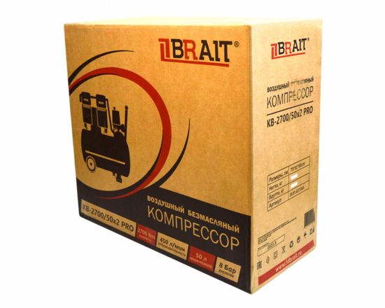 Компрессор BRAIT KB-2700/50X2 PRO