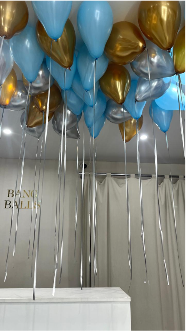 Коробка-сюрприз с шарами №131