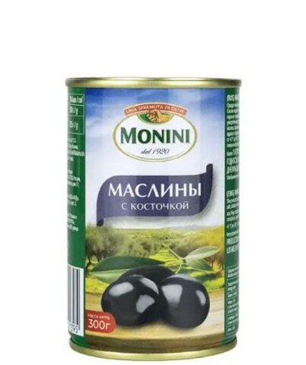 Маслины с косточкой Monini ("Монини") 300г