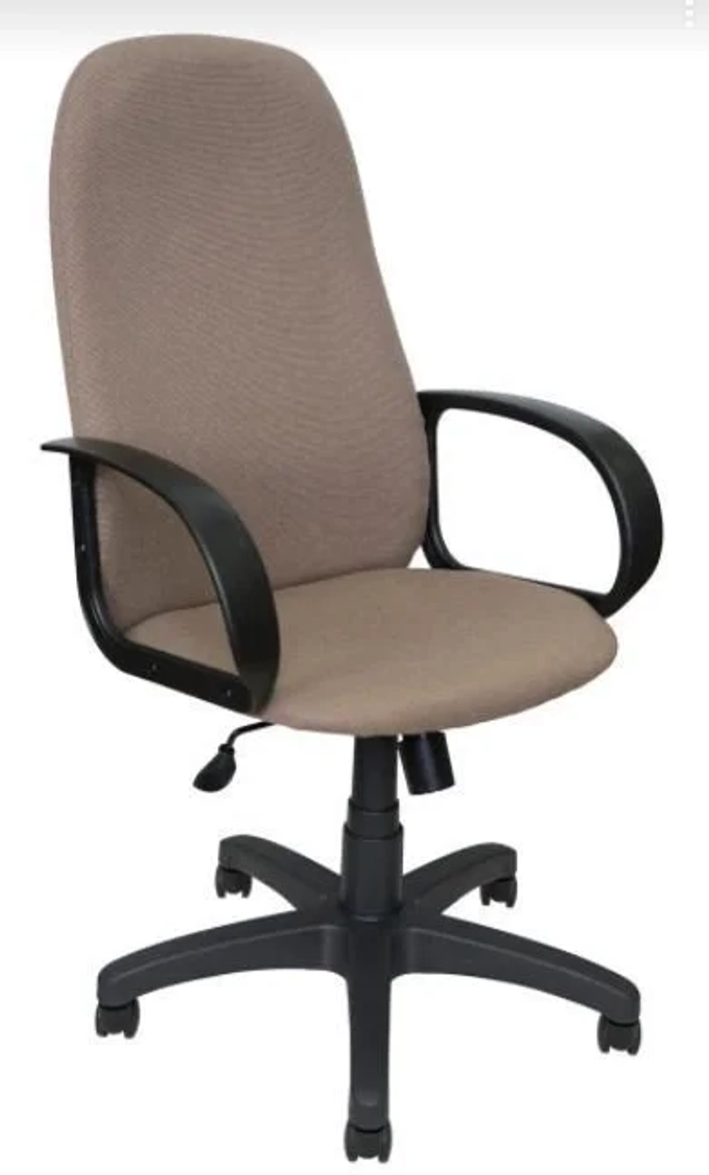 Кресло ЯрКресло Кр33 ТГ ПЛАСТ С12 ткань бежевая+коричневая