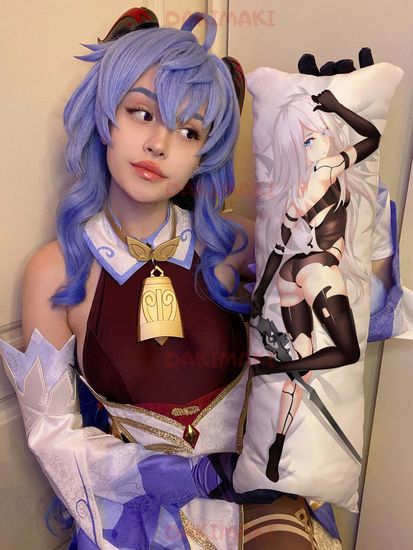 Мини дакимакура Йорха-2B из NieR: Automata арт. M0550, 60х20 см