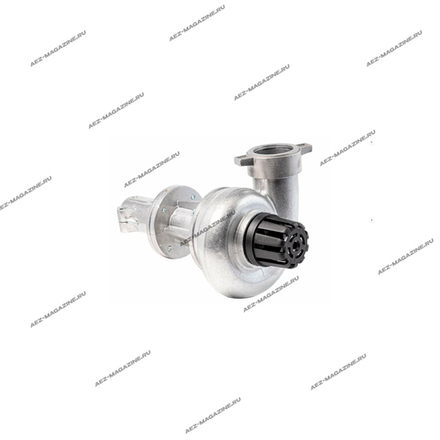 Помпа под трубу бензокосы 26мм, под вал 9 зубов, в комплекте 2 переходника 7зубов,квадрат