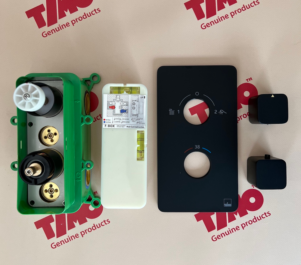 Душевая система встроенная с термостатом Timo Petruma (SX-5059/03SM) черный