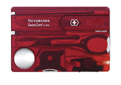Швейцарская карточка Victorinox SwissCard Lite, красная