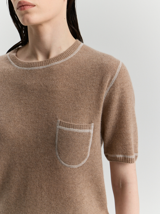 Кашемировая футболка