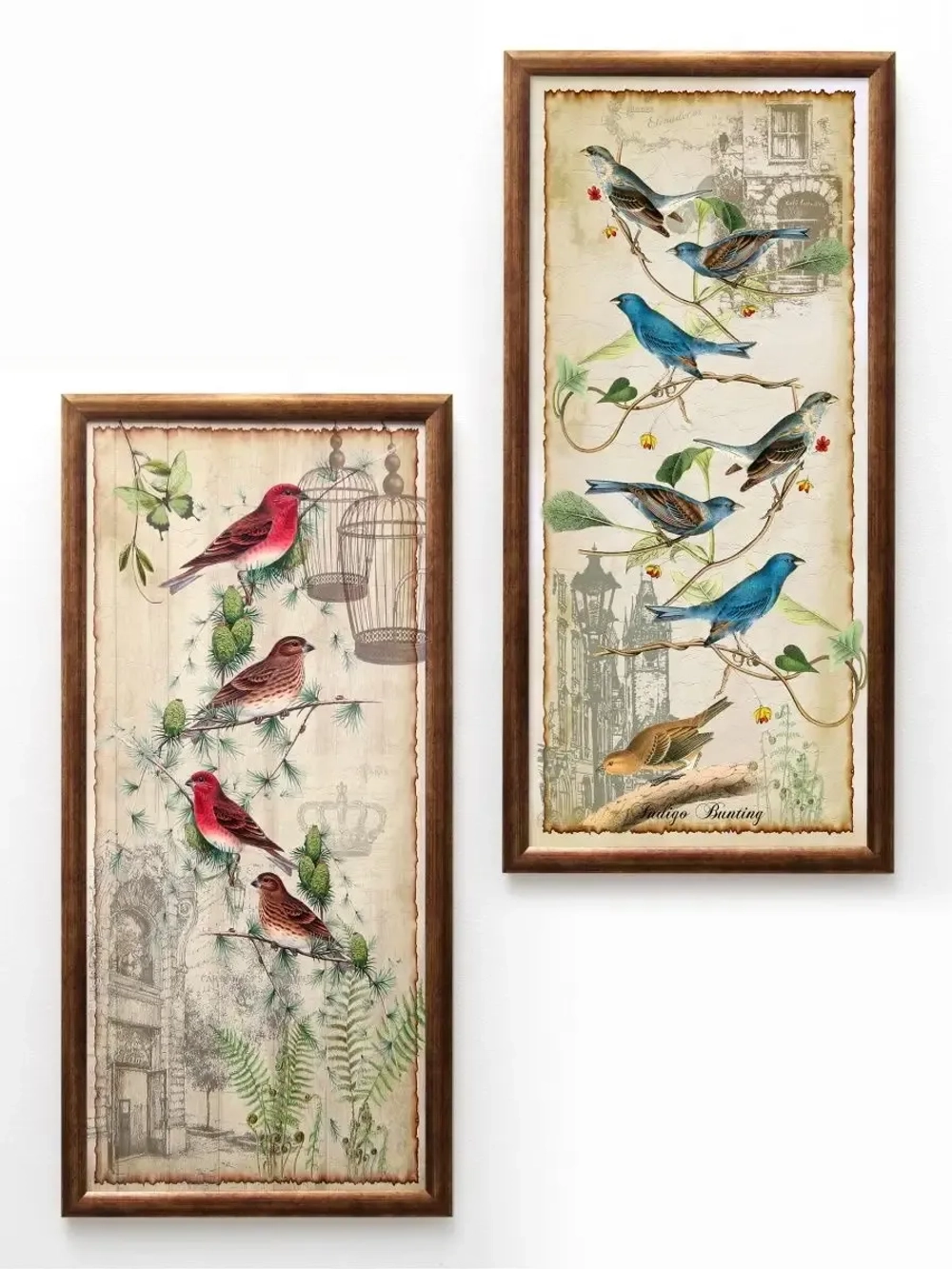 Картина на стену интерьерная 2 шт 42*20 см