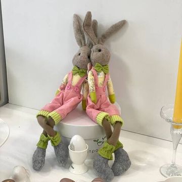 Мягкая игрушка «Кролик», цвет серый