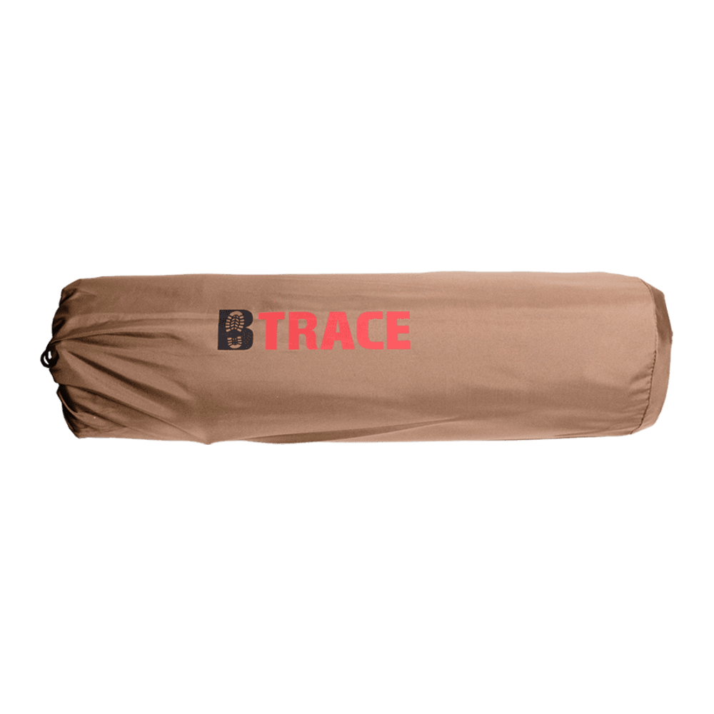 Коврик самонадувающийся BTrace Warm Pad 9, 192х66х9см, Коричневый