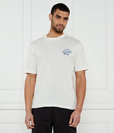 Футболка Natopu Hugo Blue - экрю(50536104)