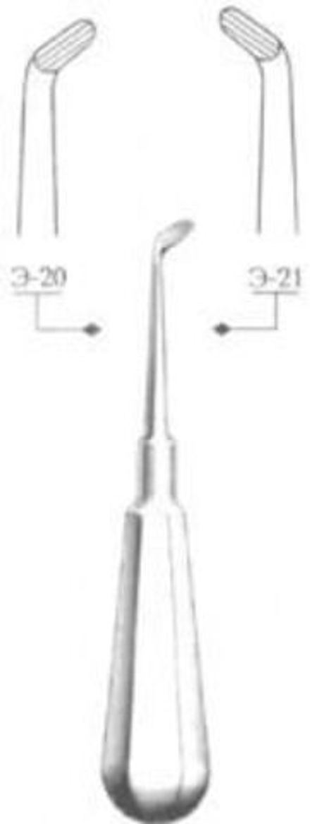 Элеватор зубной угловой правый малый 4П ВР-Э-20