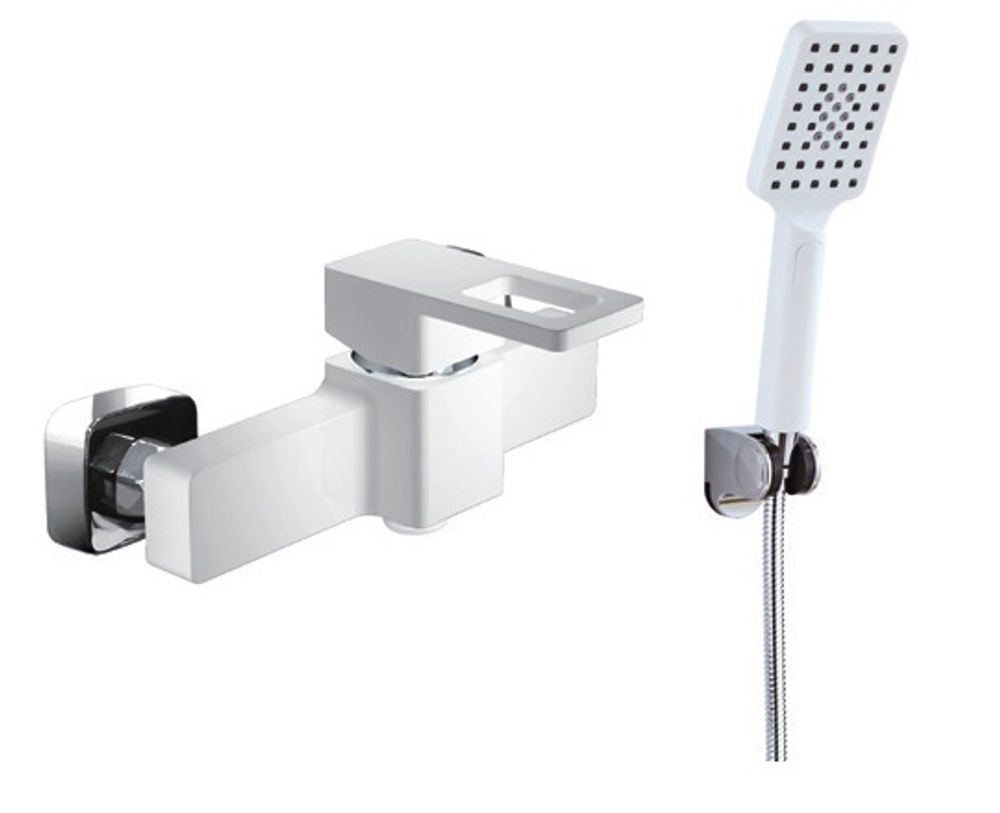 353561-F Смеситель од. для душа (белый) ViEiR (10/1шт)