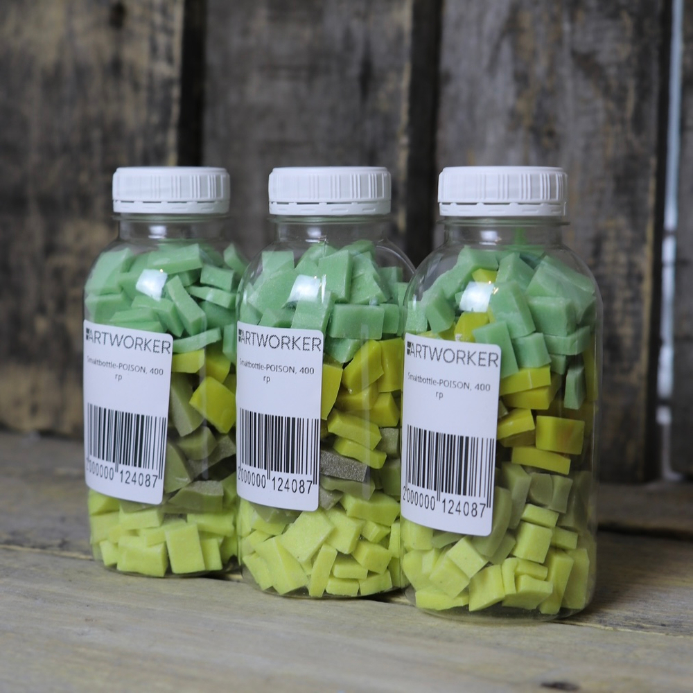 Смальта колотая желтого цвета