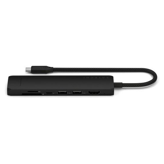 Адаптер Satechi 7-in-1 USB-C Slim Multiport Adapter with Ethernet (ST-P7SK) Black