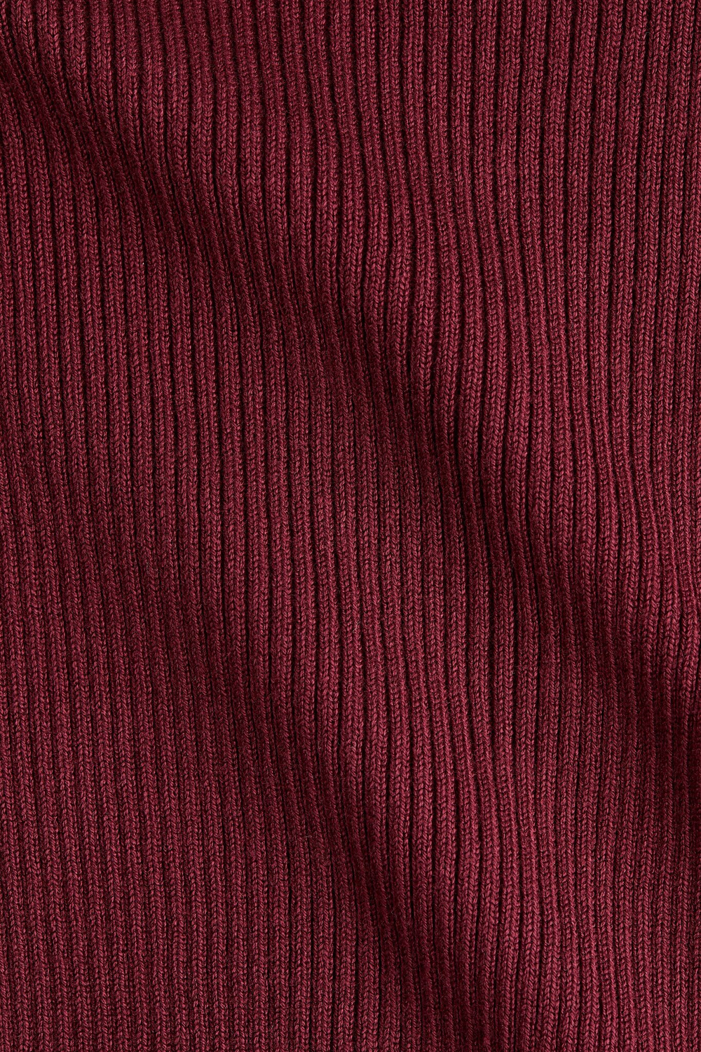 H&M Укороченный топ в рубчик, малиновый