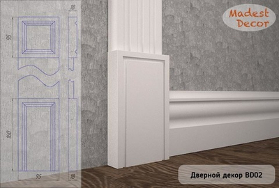 Декор дверной BD02