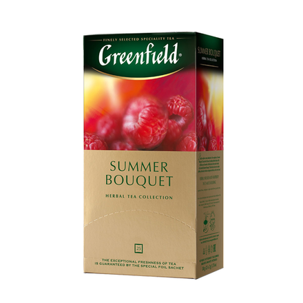 Чай фруктовый в пакетиках Greenfield Summer Bouquet, 25 пак