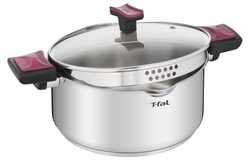 Набор посуды Tefal Cook&Clip 6 предметов 1,5/2,9/5л 16/20/24см G723S674