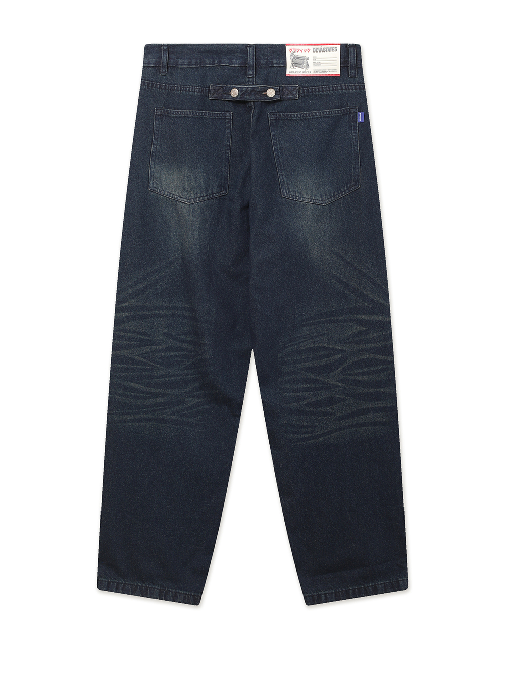 Мужские Джинсы (Loose Fit) Lax - Washed Blue