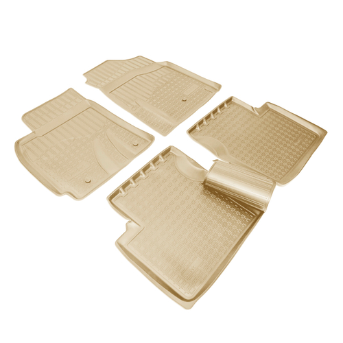 Ковры в салон Norplast/Unidec для Chery Tiggo (2005-)Полиуретан,Бежевый, арт.NPA01-C11-700-B
