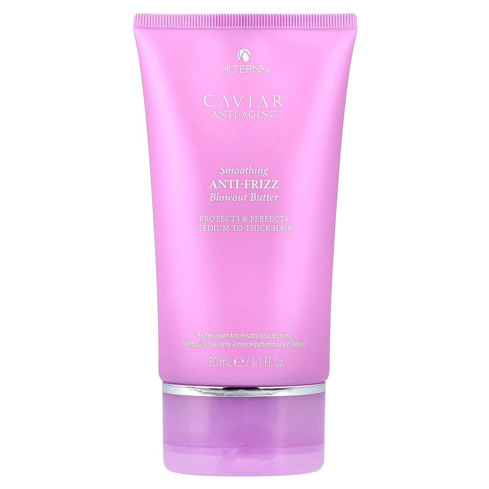 Alterna, Caviar Anti-Aging, разглаживающее масло для выпрямления и против пушения, для средних и густых волос, 150 мл (5,1 жидк. унции)