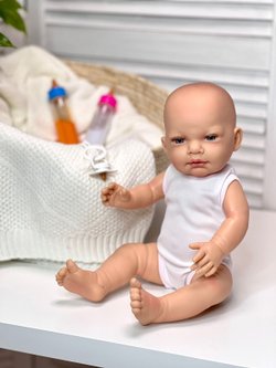 Кукла Marina and Pau 45cм Recien Nacido, виниловая в пакете (M1645K)