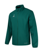 Куртка ветрозащитная DIVISION PerFormPROOF Shower Jacket, темно-зеленый, детский