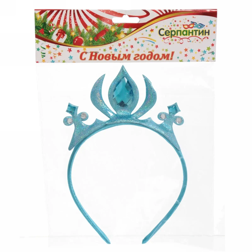 Корона «Очарование», микс (розовый, голубой, серебро)