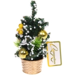 Елка в горшке «Чудеса зимы» 20 см, Золото