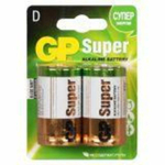 Батарейка GP Super LR20 D BL2 Alkaline 1.5V