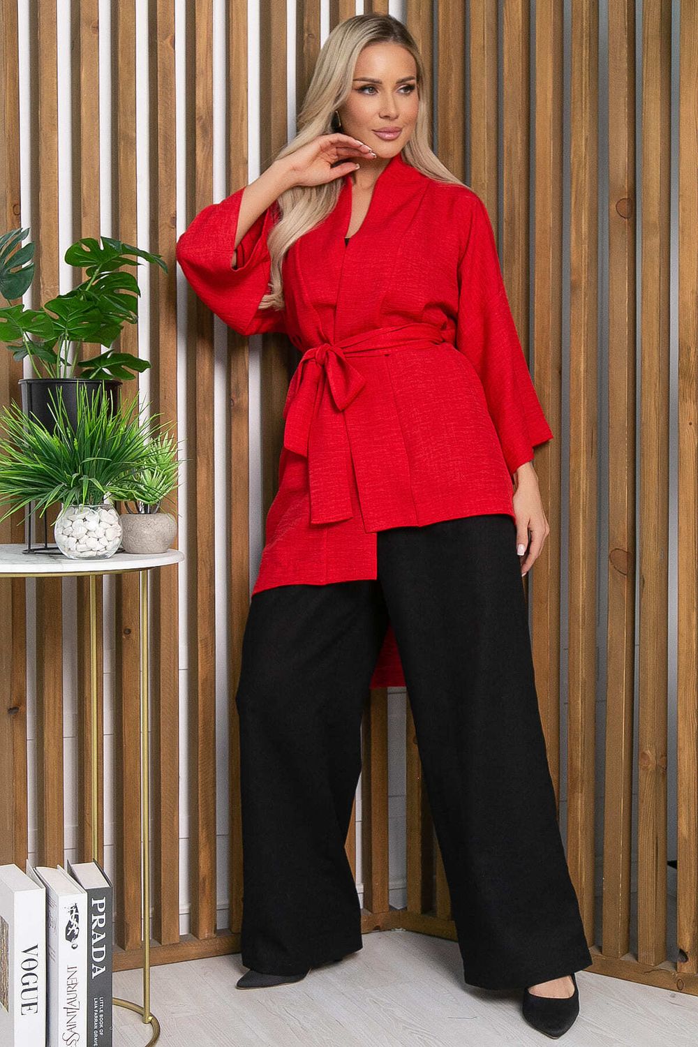 Жакет Свобода линий (красный) Б13218-16М LT Collection